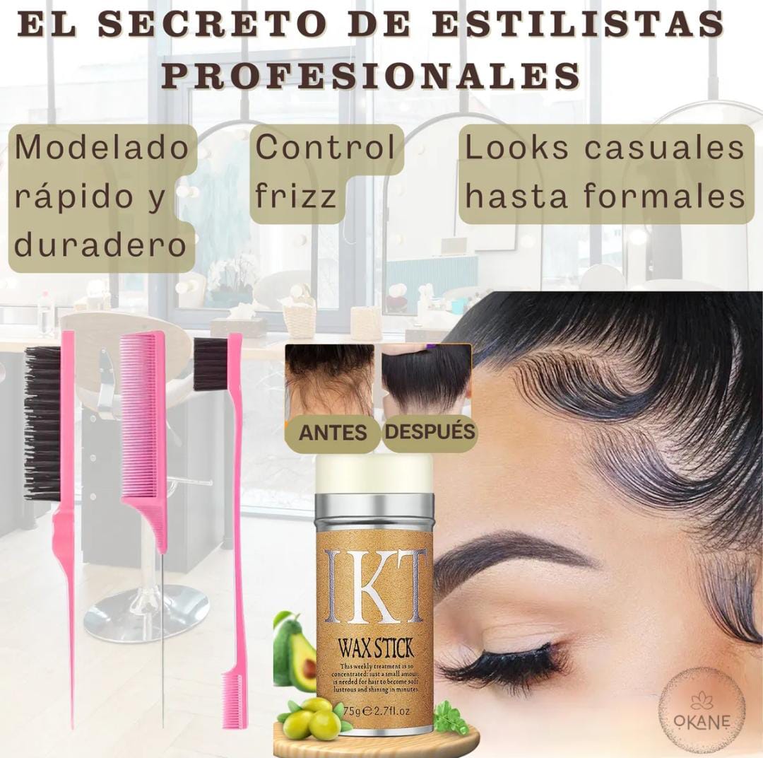 Combo cera para peinar 4 en 1